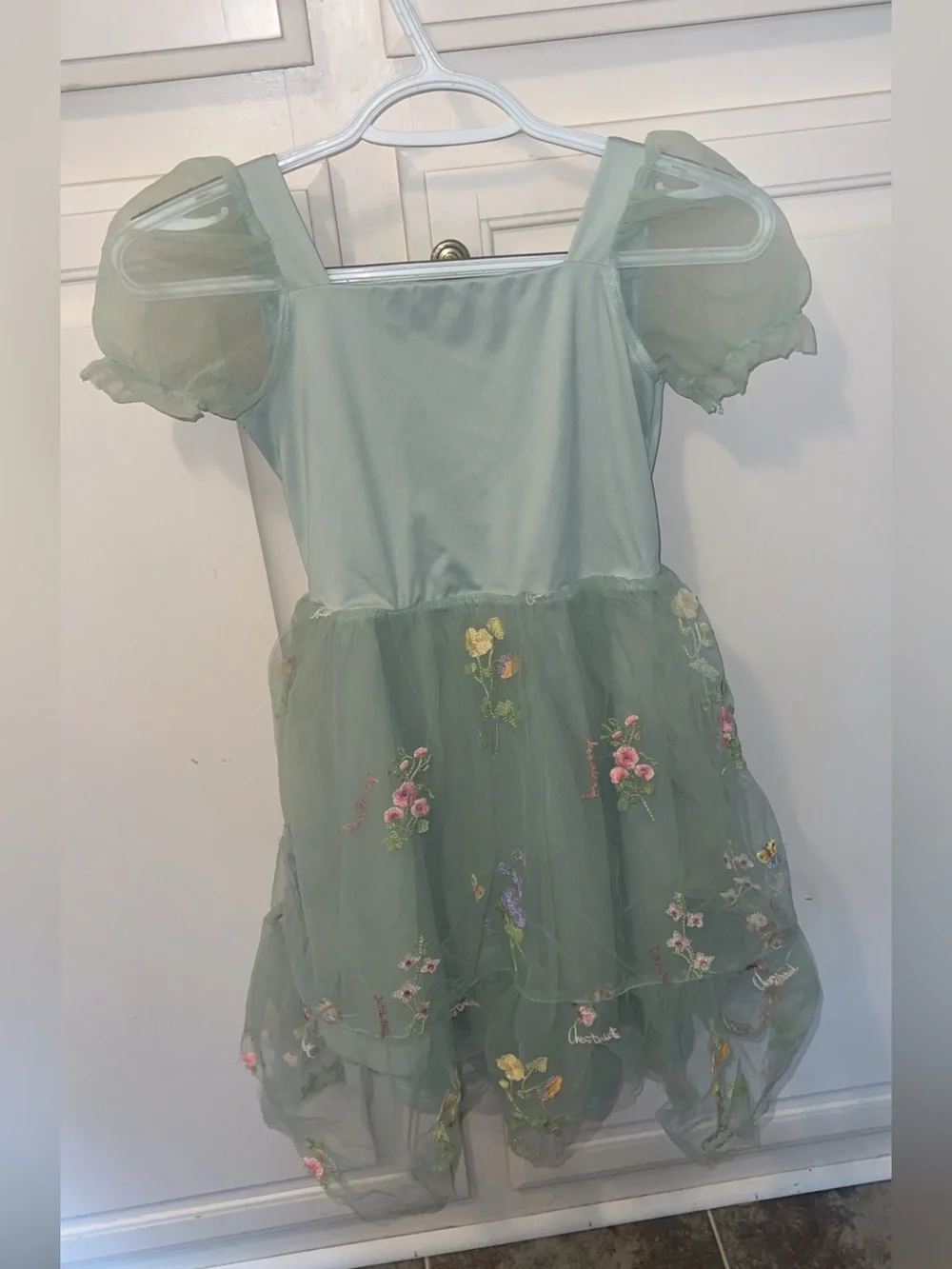 Arshiner Girls Size 8 Embroidered Tulle Fairy Princess Dress
